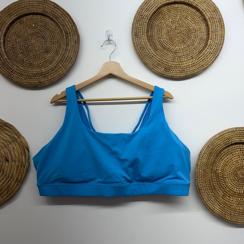 Athleta Blue Sports Bra Plus Size 3X